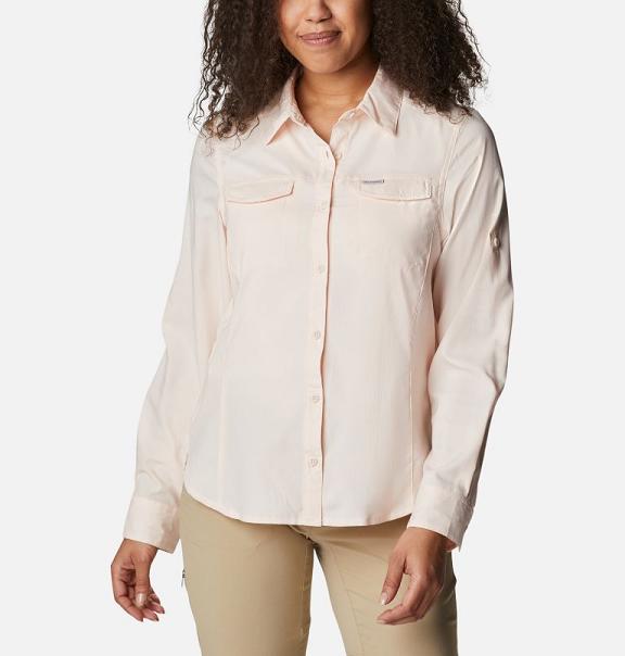 Columbia Silver Ridge Shirts White For Women's NZ52819 New Zealand